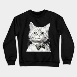 smart cat Crewneck Sweatshirt